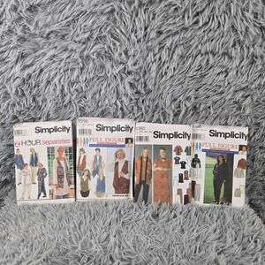 Simplicity Lot Of 4 Size‎ GG 26W-32W Sewing Patterns 5360,8783,7296,8346